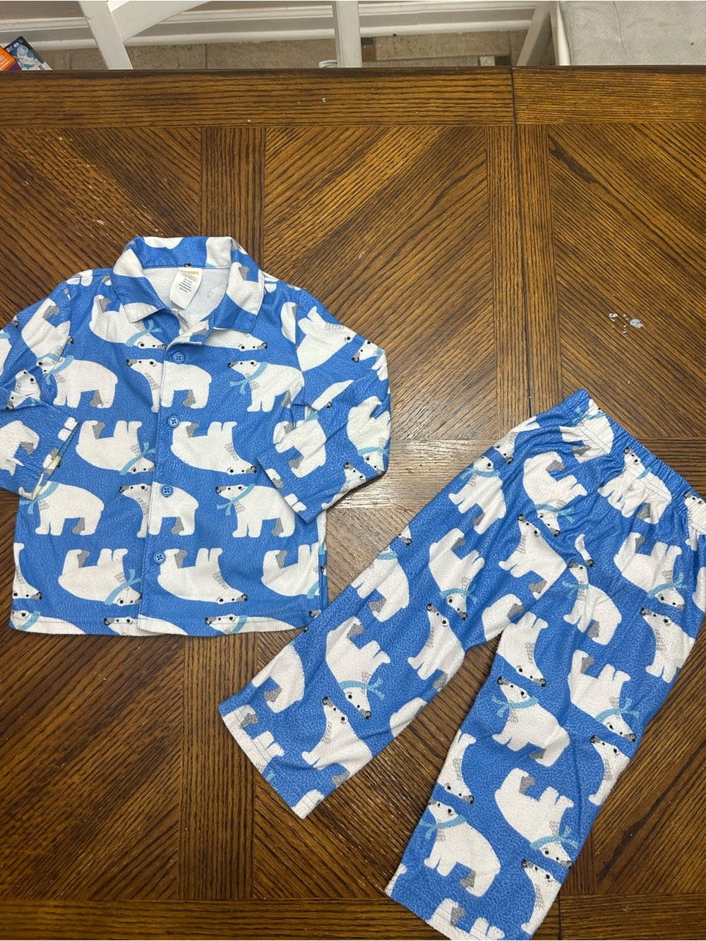 Gymboree boys polar bear 2pcs pajamas set size 2T